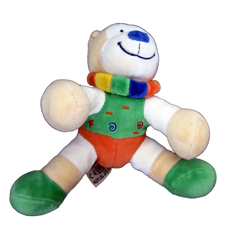 Doudou Pantin Hochet Ours Nicotoy