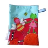 Sac à lingettes imperméable Happy bleu"