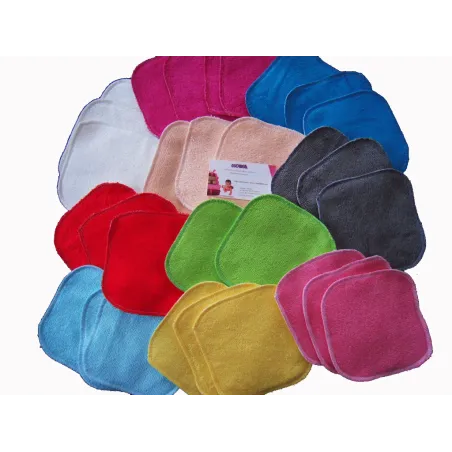 Lingettes lavables "tout bio"