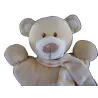 POMMETTE Doudou semi plat ours jaune