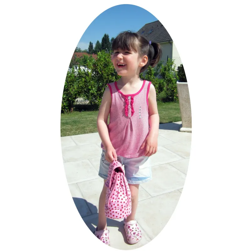 SAC A GOUTER "ROSE COEUR"