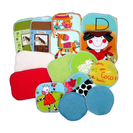 KIT DECOUVERTE lingettes lavables