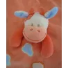 DOU KIDOU doudou plat vache orange