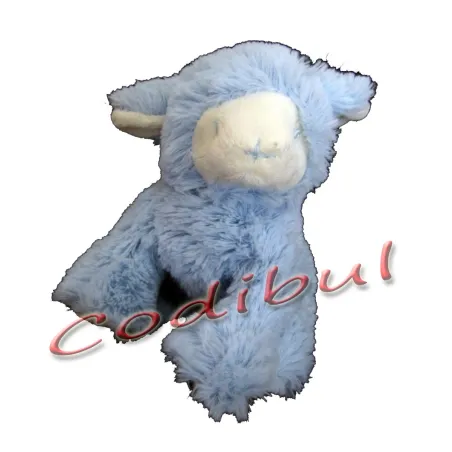 AVENE PEDIATRIL doudou mouton bleu et blanc