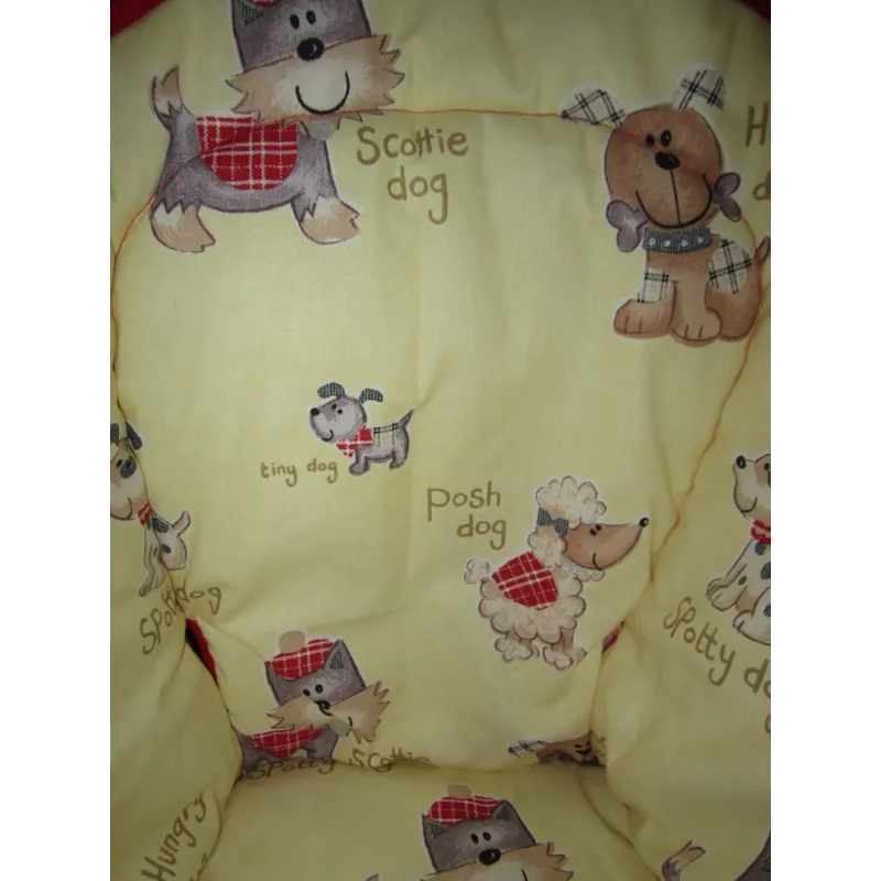 Coussin de chaise-haute CHIEN JAUNE