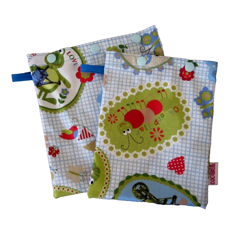 Sac à lingettes imperméable MILPAT BLEU