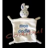 DOUDOU PLAT LAPIN BLANC MON DODIE