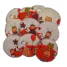 Lingettes lavables rondes