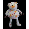 VERTBAUDET Doudou ours tissu bleu avec étoiles
