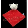 SUCRE D'ORGE Doudou plat ours koala rouge