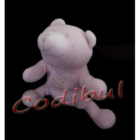 CONFETTI Doudou ours rose