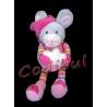 GIPSY Doudou souris  rose étoile 14 cm