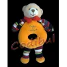 DOUDOU ET COMPAGNIE Doudou ours hochet orange