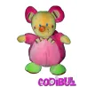MOTS D'ENFANTS * DOUDOU BOULE SOURIS ROSE MUSICALE
