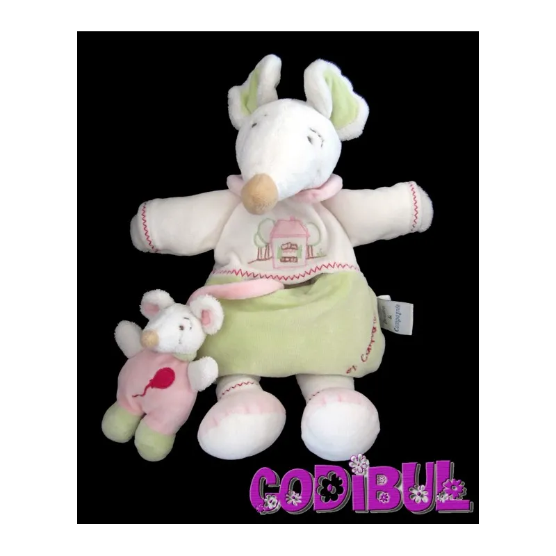 DOUDOU ET COMPAGNIE PANTIN SOURIS BARBOTINE