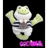 DOUDOU ET COMPAGNIE grenouille pull rayé