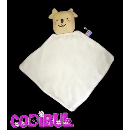 SUCRE D'ORGE Doudou plat koala blanc