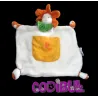 WELEDA Doudou plat lutin fleur blanc orange vert