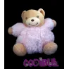 KALOO Doudou ours rose fourrure fur