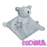 SUCRE D'ORGE Doudou plat ours koala bleu étoiles