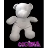 CONFETTI Doudou ours bleu ciel