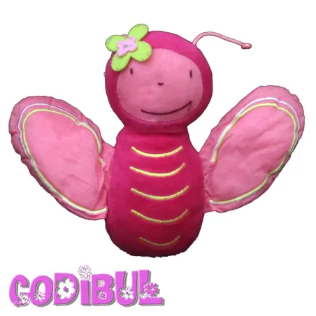 MARESE Doudou papillon rose