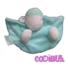Doudou plat mouton bleu JEANNE PIAUBERT