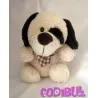 ALPHAPRIM doudou chien en peluche beige marron