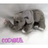 NICOTOY Doudou éléphant gris