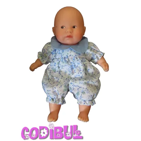 COROLLE Poupée bébé Baby Doll fleurs bleu1999