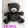 IKKS Doudou ours gris noir NOCIBE 2009