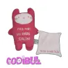 TAPE A L'OEIL doudou semi plat chat rose mouchoir