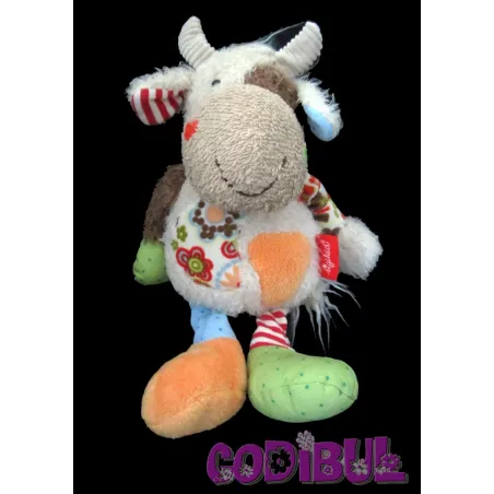 SIGIKID doudou vache colorée