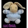 KALOO Doudou lapin blue p'tit lapin velours bleu