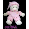 GIPSY Doudou ours Baby Bear rose lune