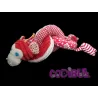Doudou hochet singe rouge DEGLINGOS
