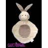 DERMACTIVE doudou lapin beige rayé marron