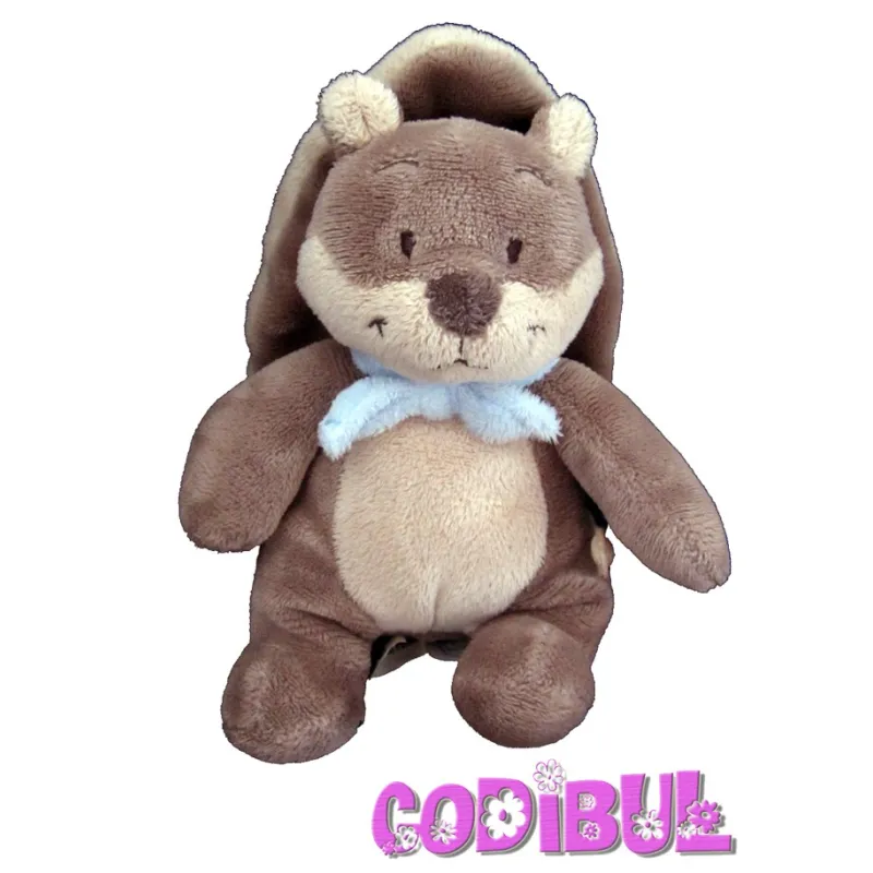 NOUKIE'S Doudou léon l'écureuil 15 cm Oscar et Léon