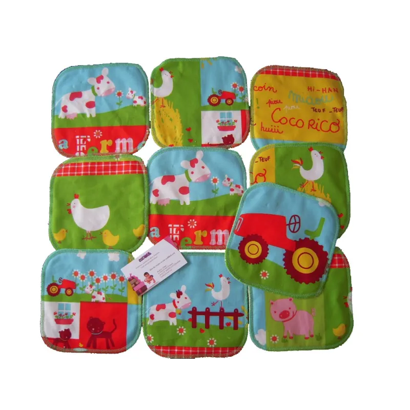 Lingettes lavables 15 cm la ferme