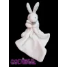 DOUDOU ET COMPAGNIE lapin blanc mouchoir