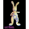 OBAIBI Doudou lapin jaune gris 45 cm                    
