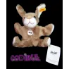 STEIFF doudou peluche lapin marron