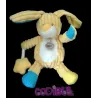 BABY NAT' doudou lapin jaune bleu hochet