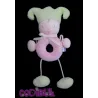 COROLLE Doudou lutin rose vert hochet
