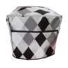 TM31 Housse de protection pour Robot Thermomix "Losanges noir gris"