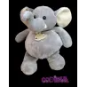 HISTOIRE D'OURS Doudou éléphant gris