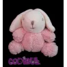 KALOO mini Doudou lapin plume rose
