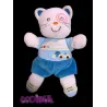 NICOTOY DOUDOU CHAT BLEU VERT VOITURE