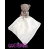 DOUDOU ET COMPAGNIE ours marron mouchoir beige