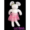 PETIT BATEAU DOUDOU souris rose coeurs tutu